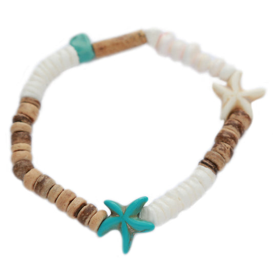 Armband coco zeester turquoise 1000