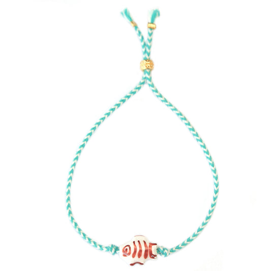 Armband tropical fish turquoise 1000