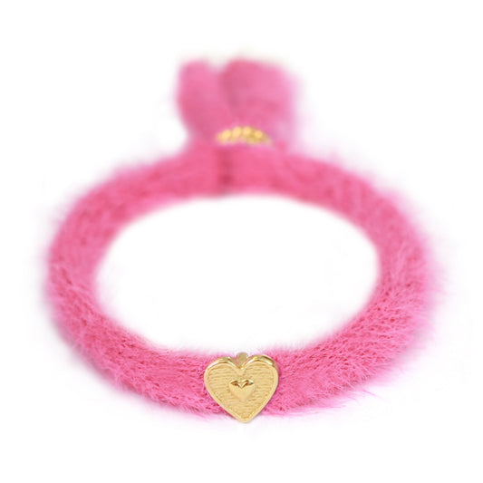 Bracelet fluffy rose