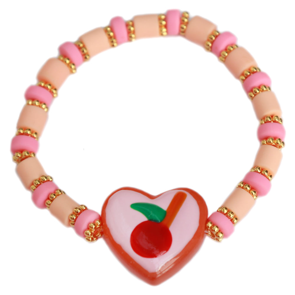 Armband pink cherry