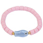 Armband colorful fish white