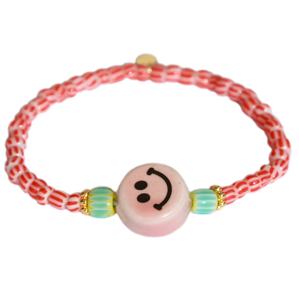 Armband Smiley-Stein