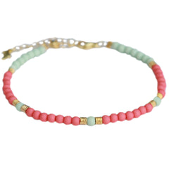 Bracelet de cheville Jondal watermelon pistache