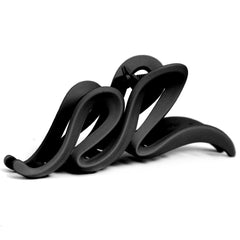 Hair clip swirl black