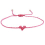 Bracelet coeur Love Ibiza orange