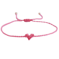 Love Ibiza heart bracelet rose