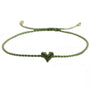 Bracelet coeur Love Ibiza champagne