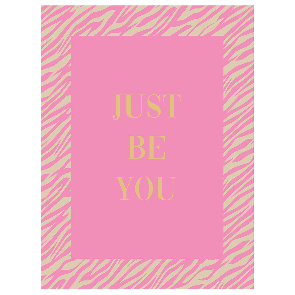 Card - Just be you rose