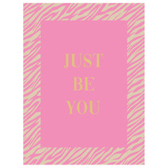 Card - Just be you rose