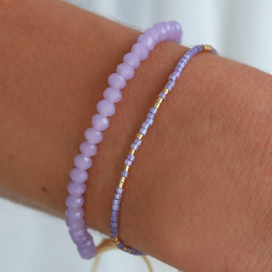 Armband miyuki purple