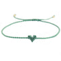 Love Ibiza heart armband sea green