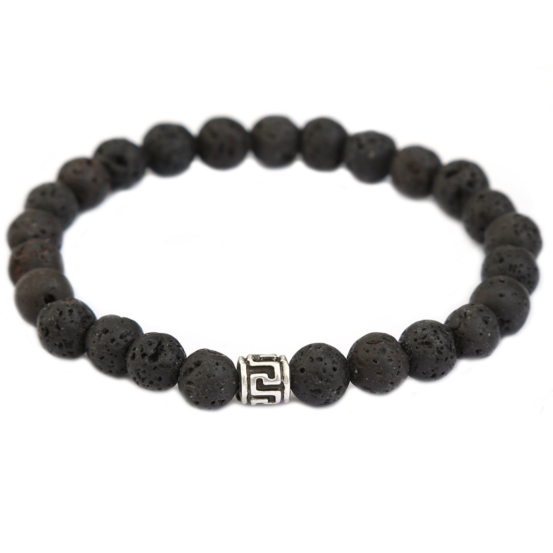 Bracelet black lava pour homme