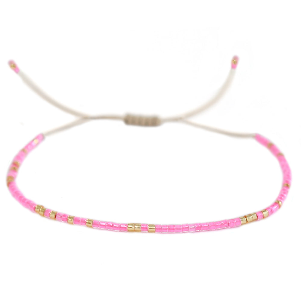 Armband miyuki pink