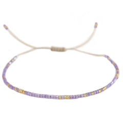 Bracelet miyuki purple