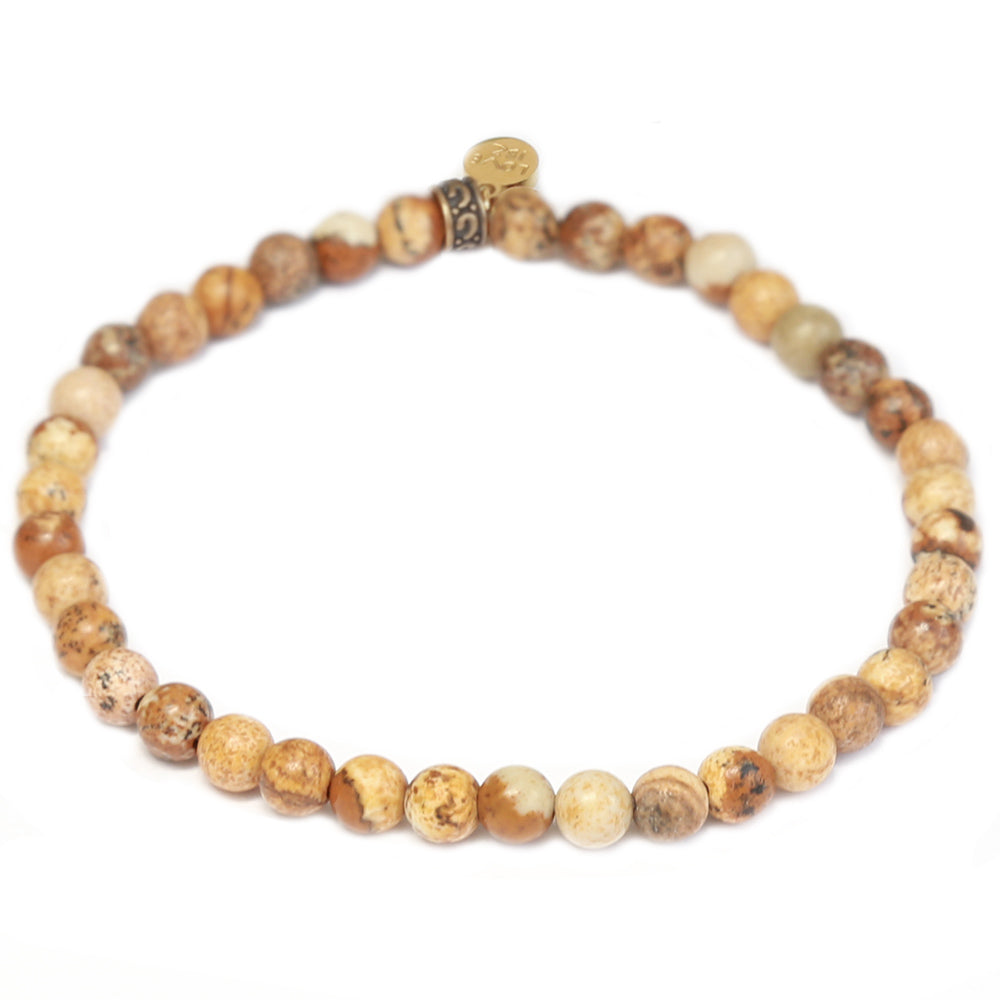 Bracelet nomade gemstone jasper