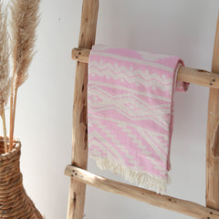 Hammam towel aztec pink