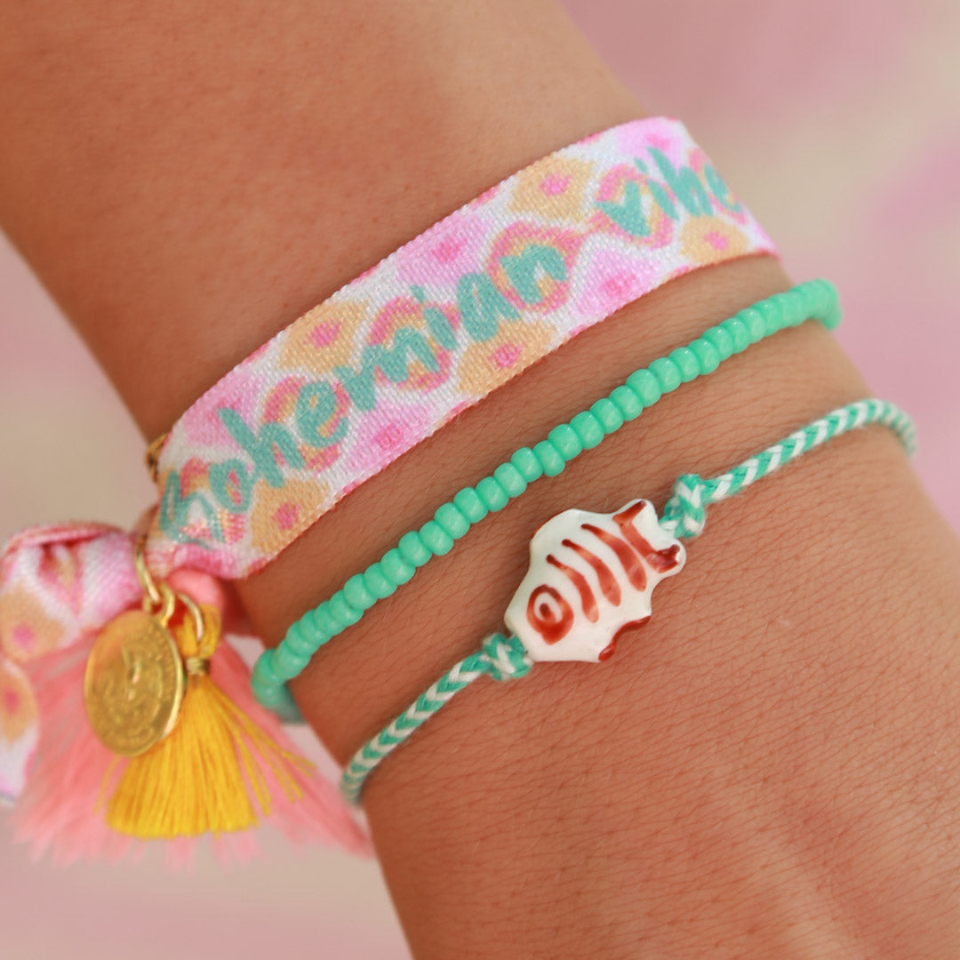 Armband tropical fish turquoise