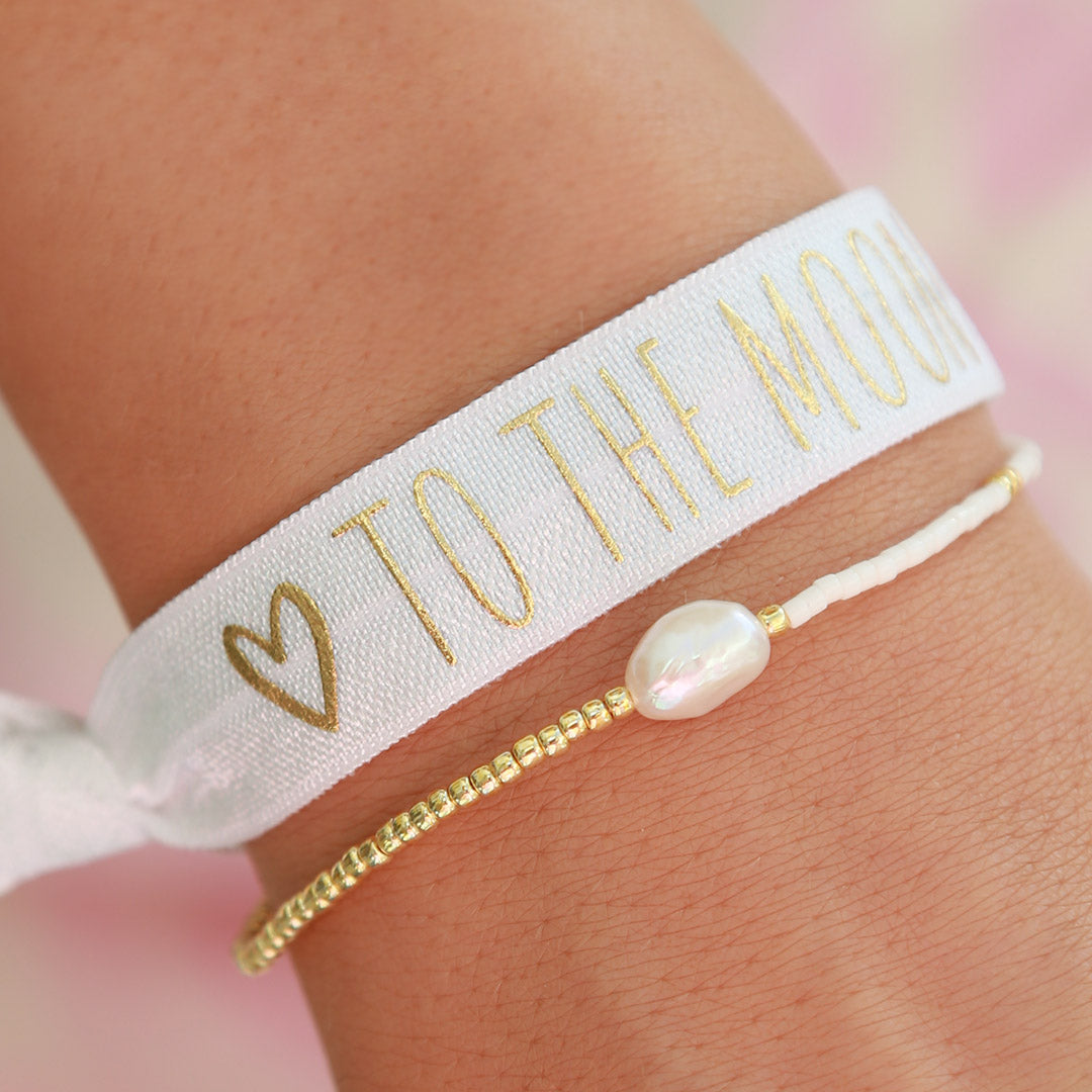 Bracelet perle miyuki blanc