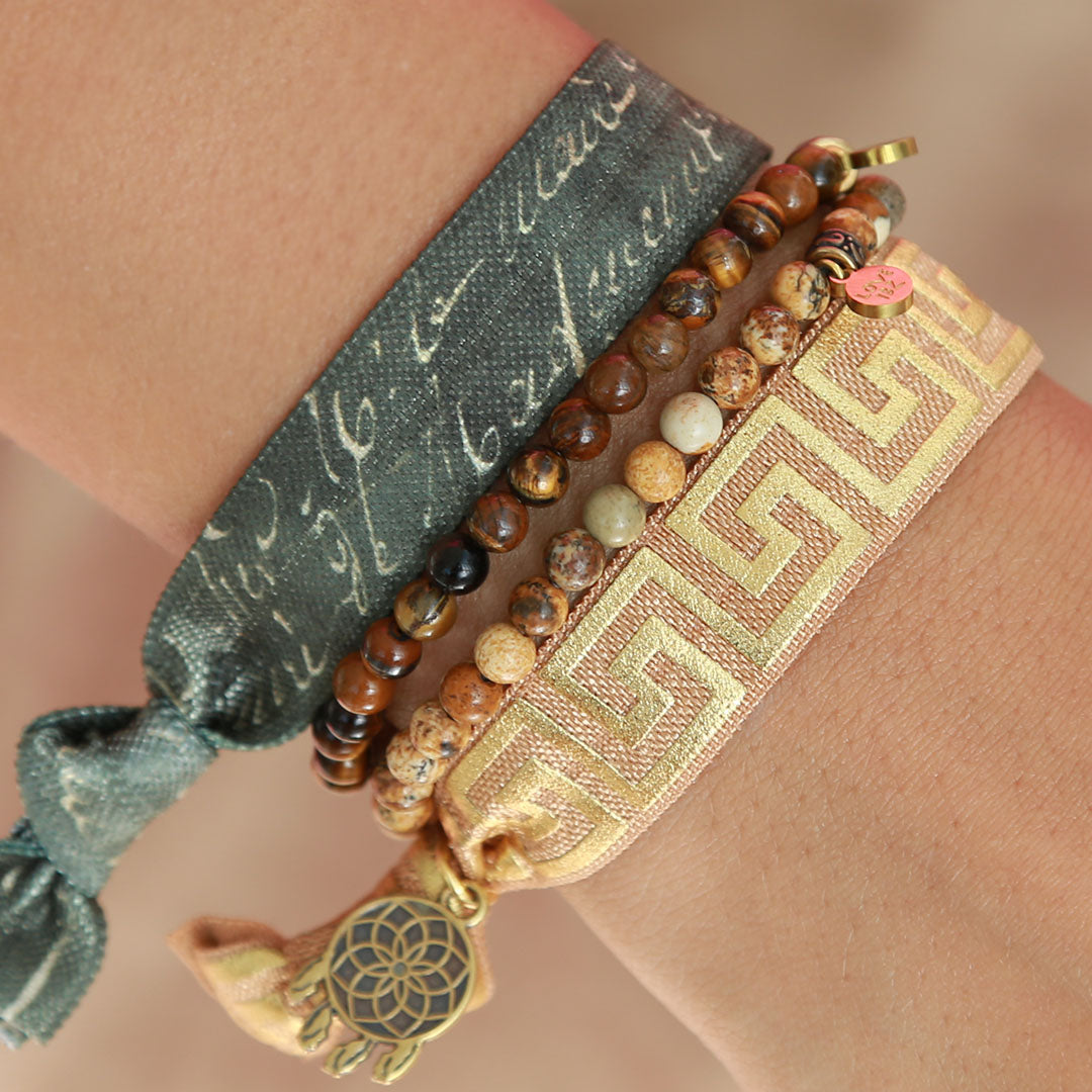 Armband nomade gemstone tigereye