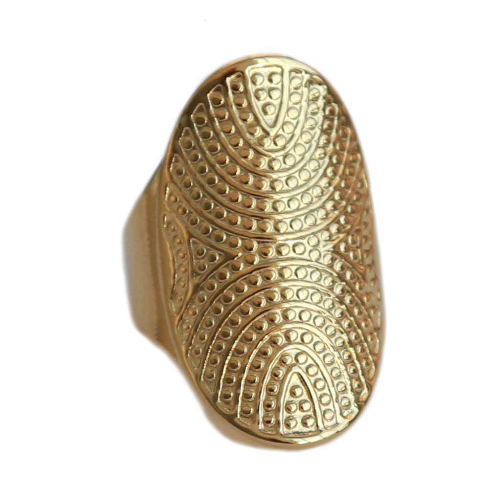 Gouden ring dots