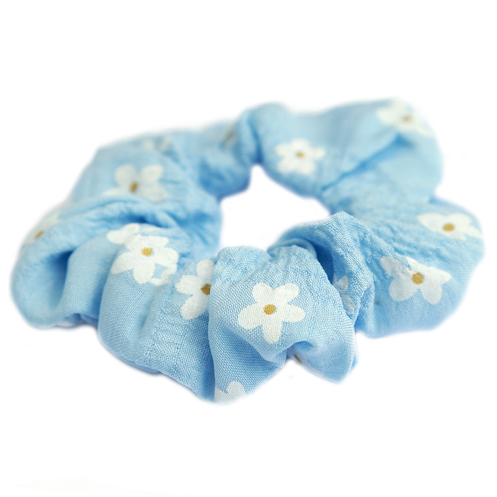 Scrunchie Gänseblümchenblau