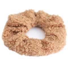 Scrunchie teddy beige