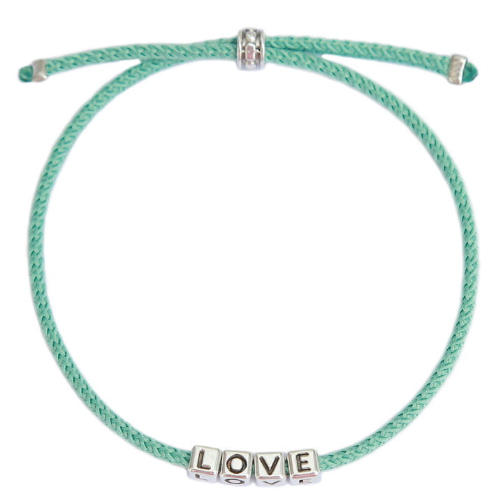 Le bracelet d'amour argent turquoise