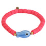 Bracelet colorful fish blanc