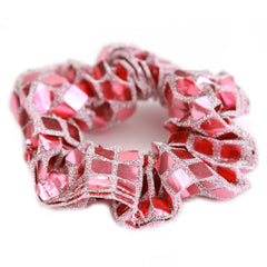 Scrunchie disco light pink