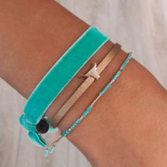 Miyuki armband groen