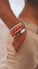 Armbanden set surf culture mint