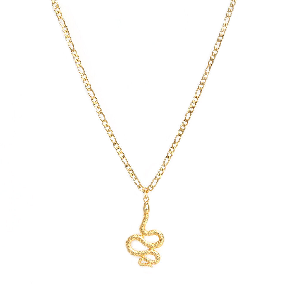 Necklace snake gold