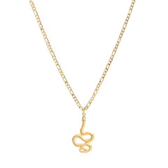 Necklace snake gold