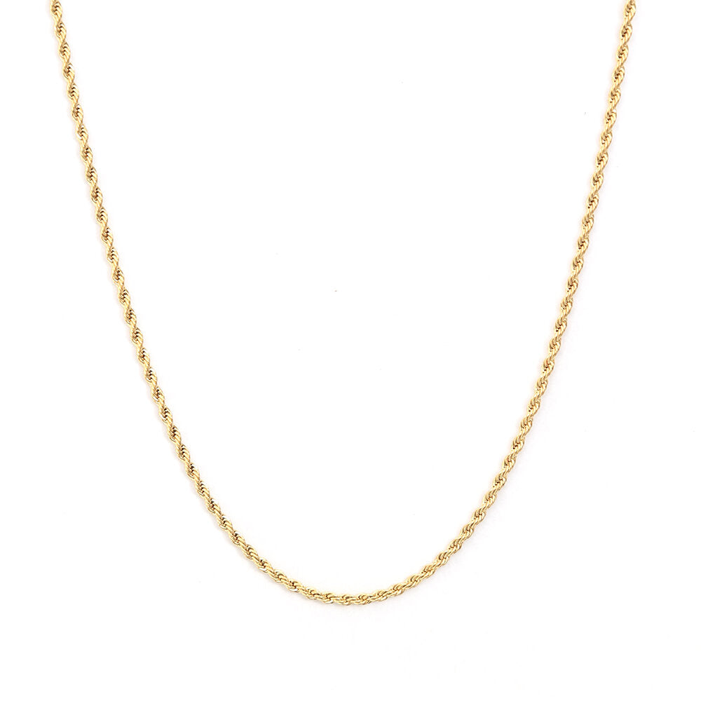 Gouden ketting twisted