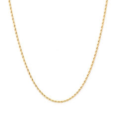 Gouden ketting twisted