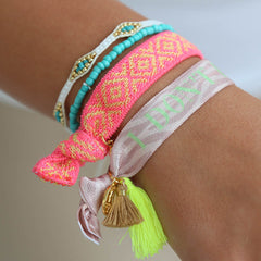 Armband miyuki Ibiza white