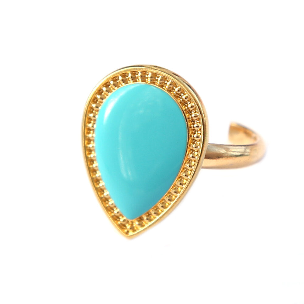 Ring versailles turquoise gold