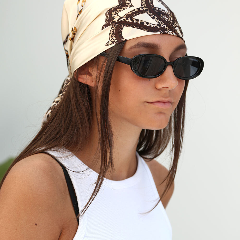 Lunettes de soleil boho noir