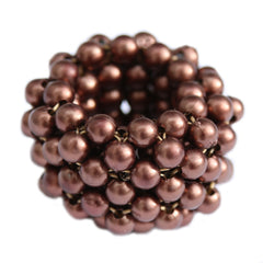 Hair elastic pearl bronze