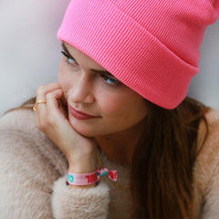 Beanie hot pink