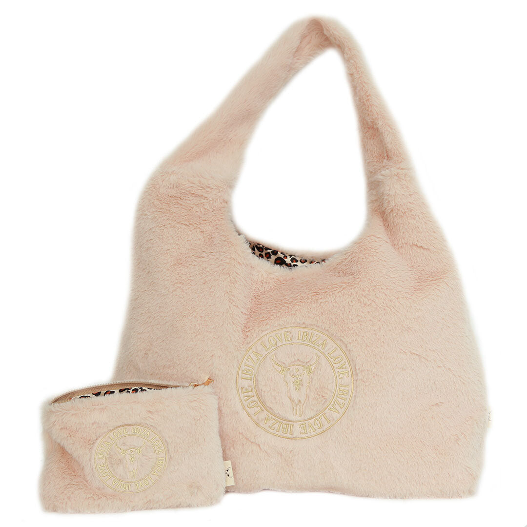 Bag it's so fluffy beige - incl. bag in bag