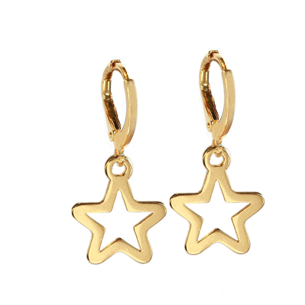 Ohrringe golden stars