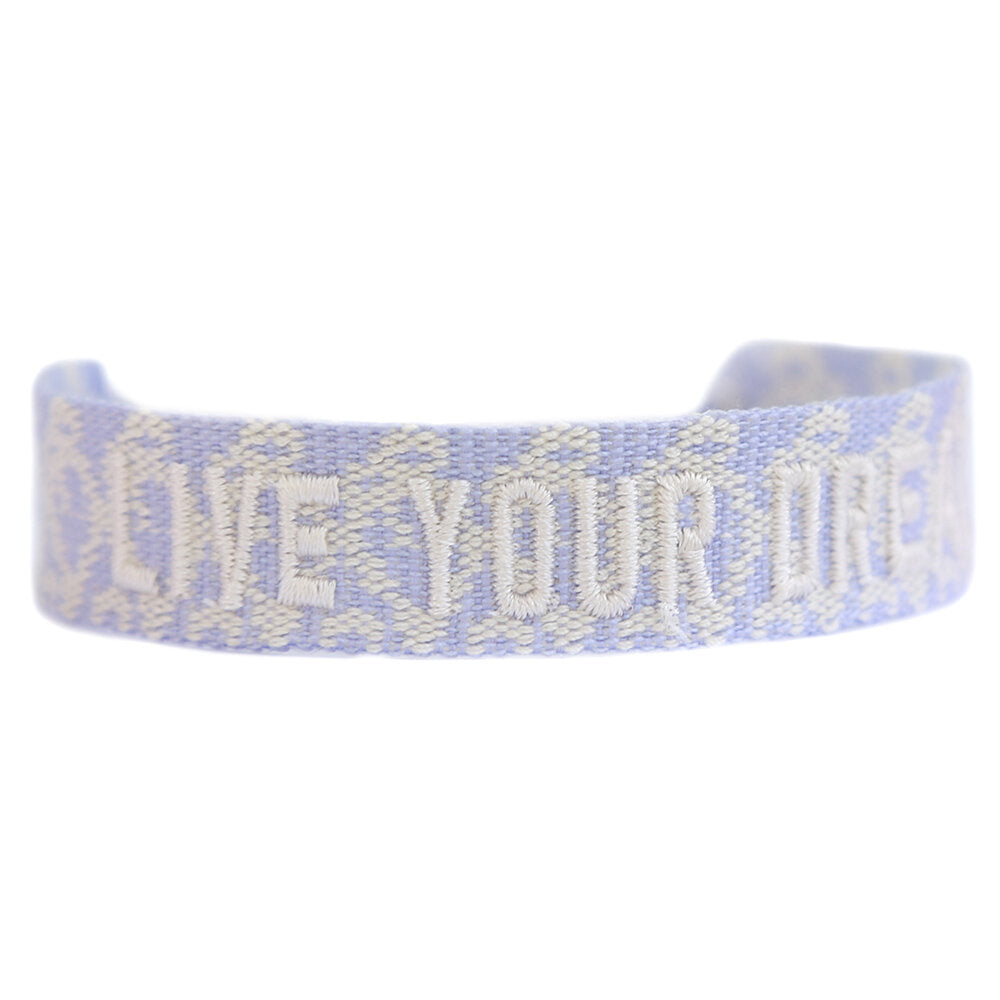 Woven bracelet live your dream