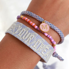 Woven bracelet live your dream