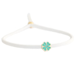 Armband clover white mint