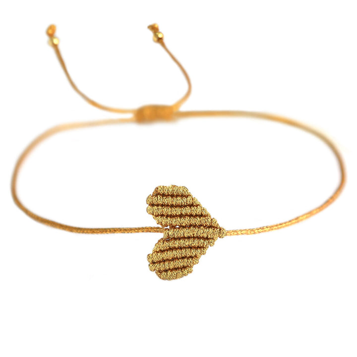 Bracelet gold heart