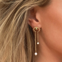 Boucles d'oreilles en or crown