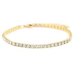 Bracelet en or covered in diamonds