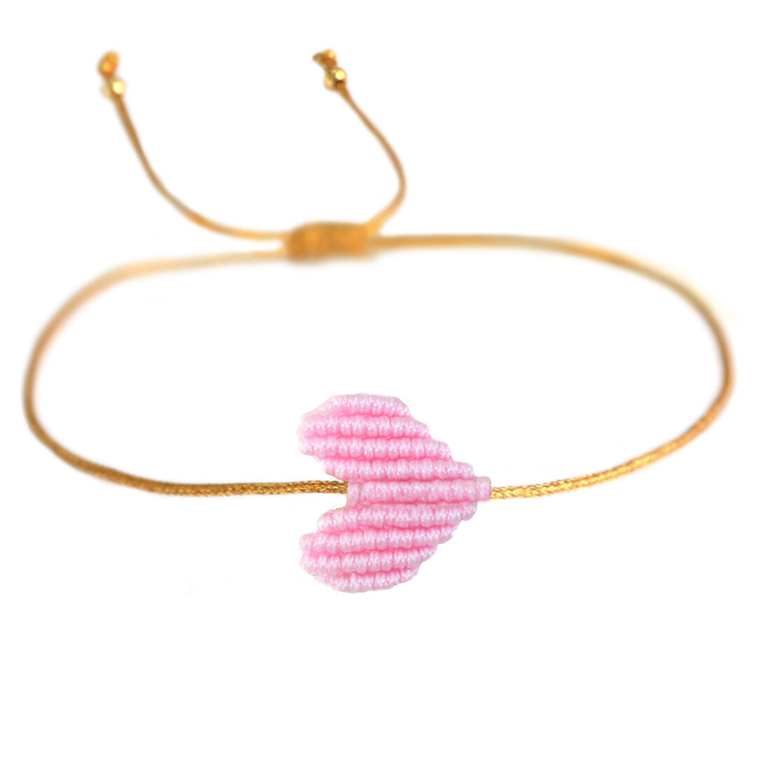 Armband baby pink heart