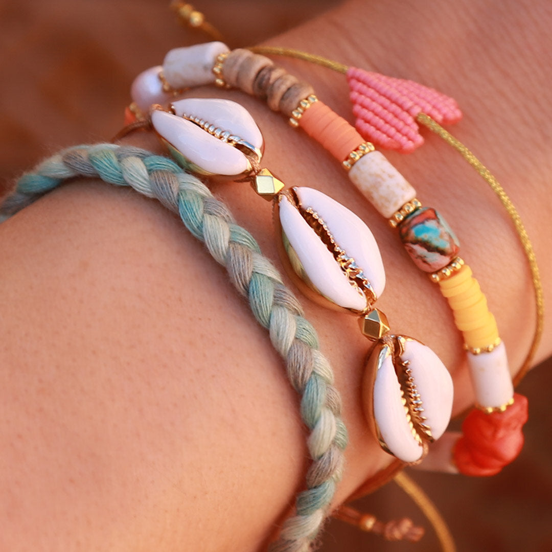 Bracelet coral heart